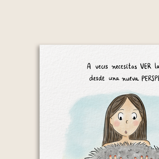 Print - Gatito perspectiva