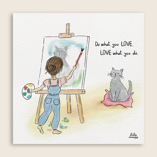 Print - Gatito artista