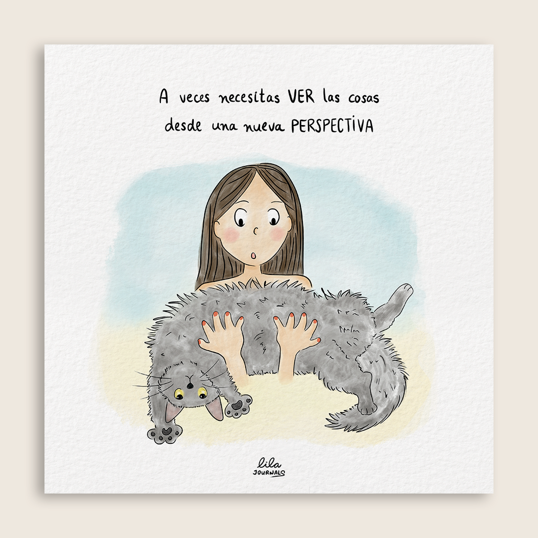 Print - Gatito perspectiva
