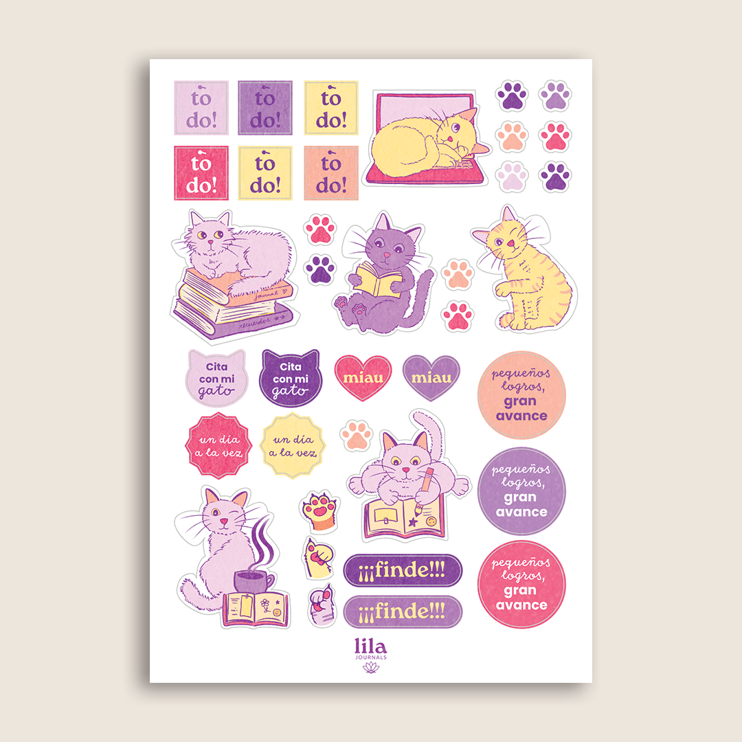 Lámina de stickers - ORGANIZACIÓN 2