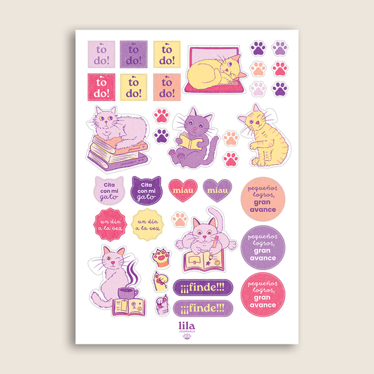 Lámina de stickers - ORGANIZACIÓN 2
