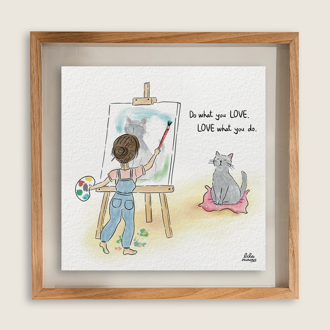 Print - Gatito artista